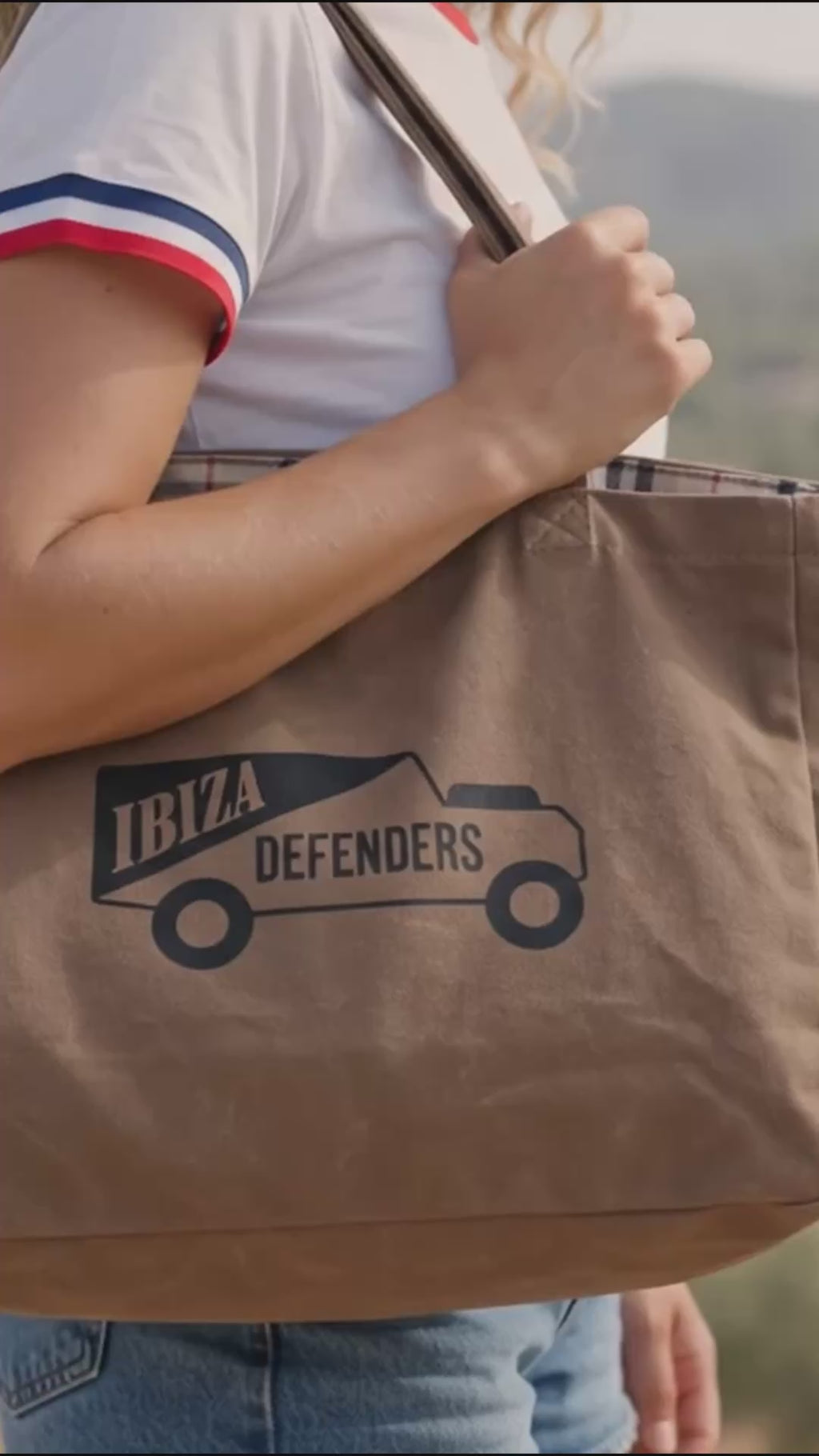 Ibiza Defenders Canvas Shoulder Bag